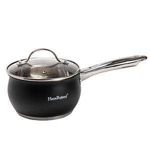 Набір посуду Haus Roland з антипригарним покриттям 12 предметів, чорний