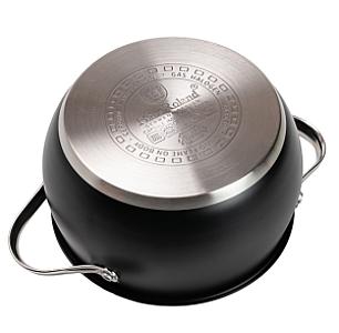 Набір посуду Haus Roland з антипригарним покриттям 12 предметів, чорний