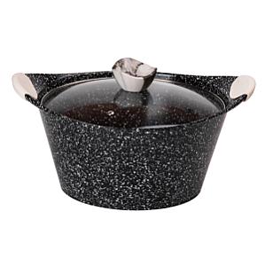 Набір посуду MGC 5 предметів з антипригарним покриттям 2,5/5/7/9 л, чорний