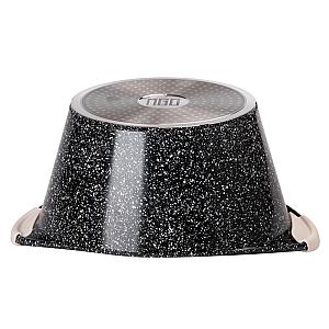 Набір посуду MGC 5 предметів з антипригарним покриттям 2,5/5/7/9 л, чорний