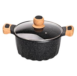 Набір посуду MGC 6 предметів з антипригарним покриттям 1,9/3/3,2/5,3 л, чорний