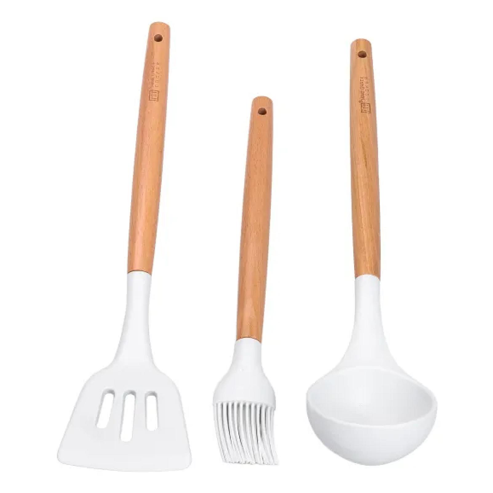 Набір посуду MGC 7 предметів з антипригарним покриттям 1,6/2/5,3/7 л, білий