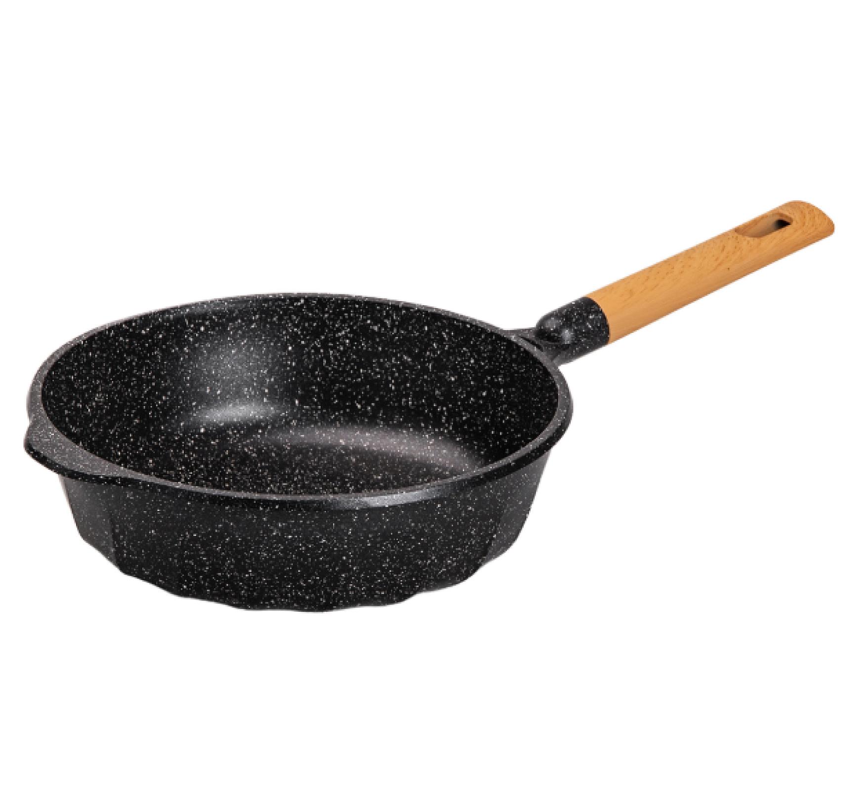 Набір посуду MGC 8 предметів з антипригарним покриттям 1,9/2/3/3,2/5,3 л, чорний