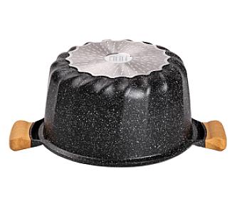 Набір посуду MGC 8 предметів з антипригарним покриттям 1,9/2/3/3,2/5,3 л, чорний