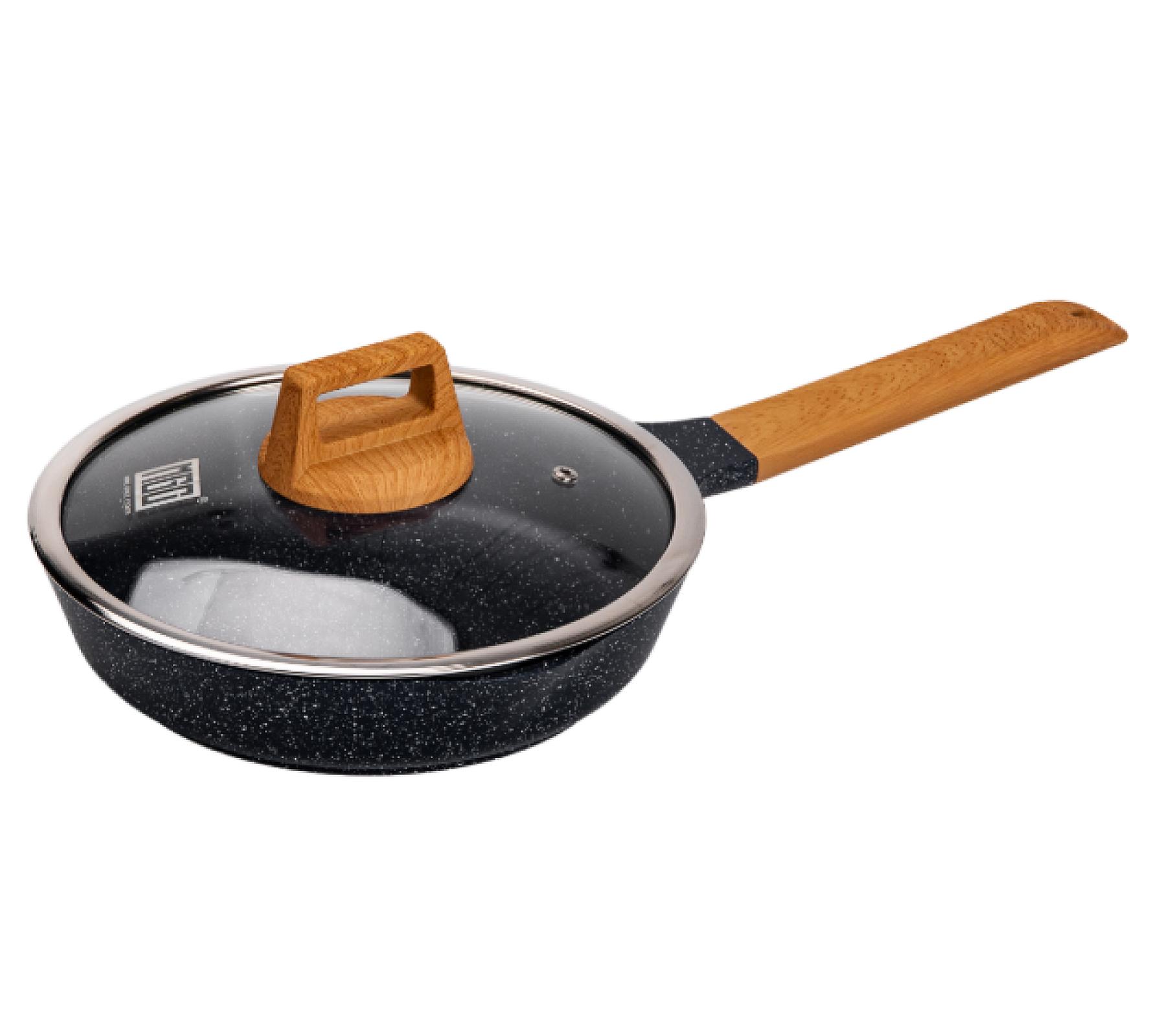 Набір посуду MGC 9 предметів з антипригарним покриттям 1,5/2,5/4 л, синій