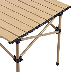 Стіл для пікніка складаний 50*53*50 см, бежевий