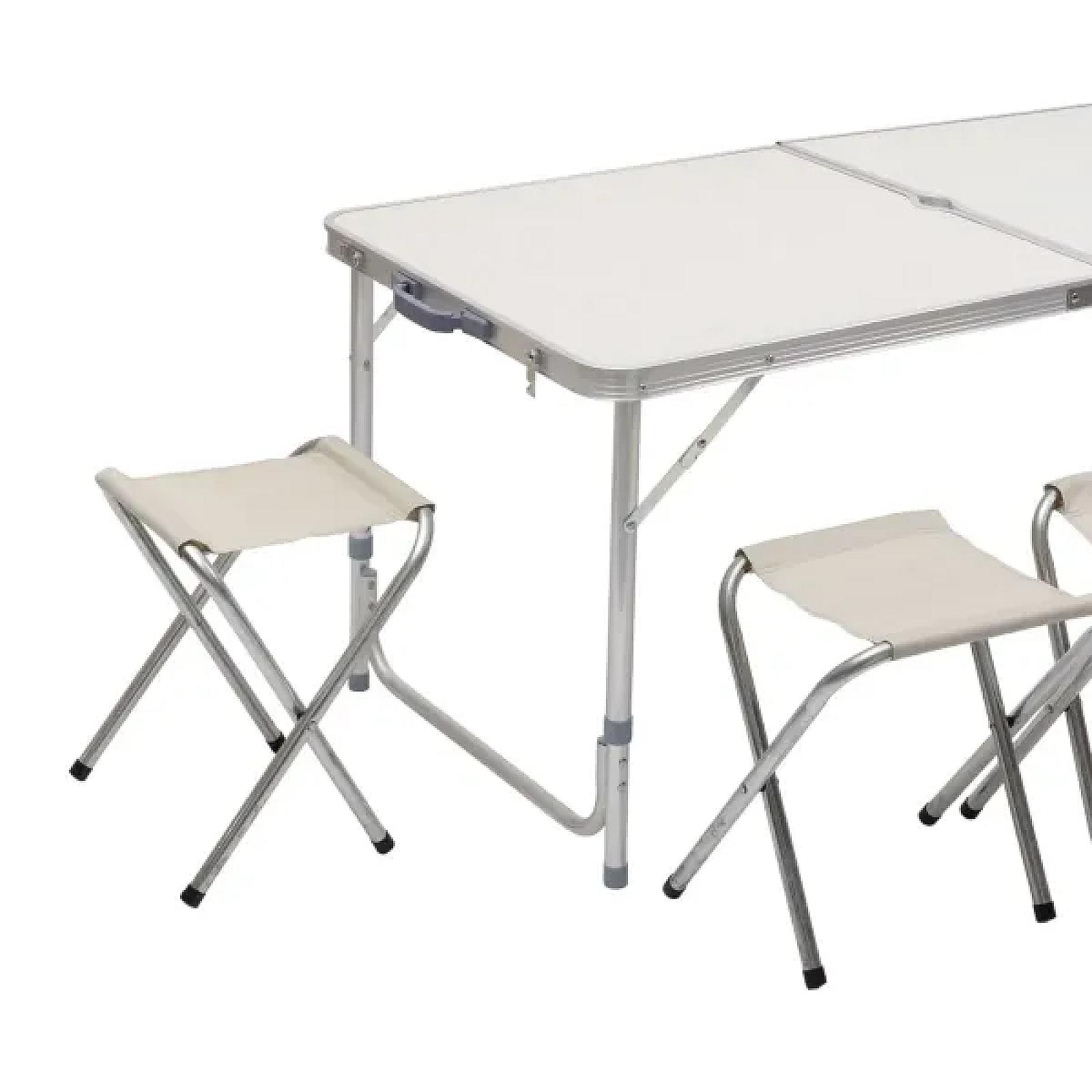 Стіл для пікніка розкладний зі стільцями 120*60*55 см