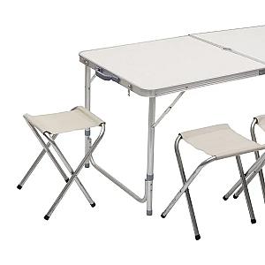 Стіл для пікніка розкладний зі стільцями 120*60*55 см