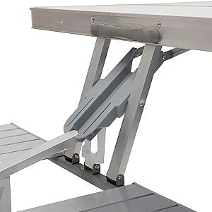 Стіл-трансформер для кемпінгу алюмінієвий 86*67*67 см