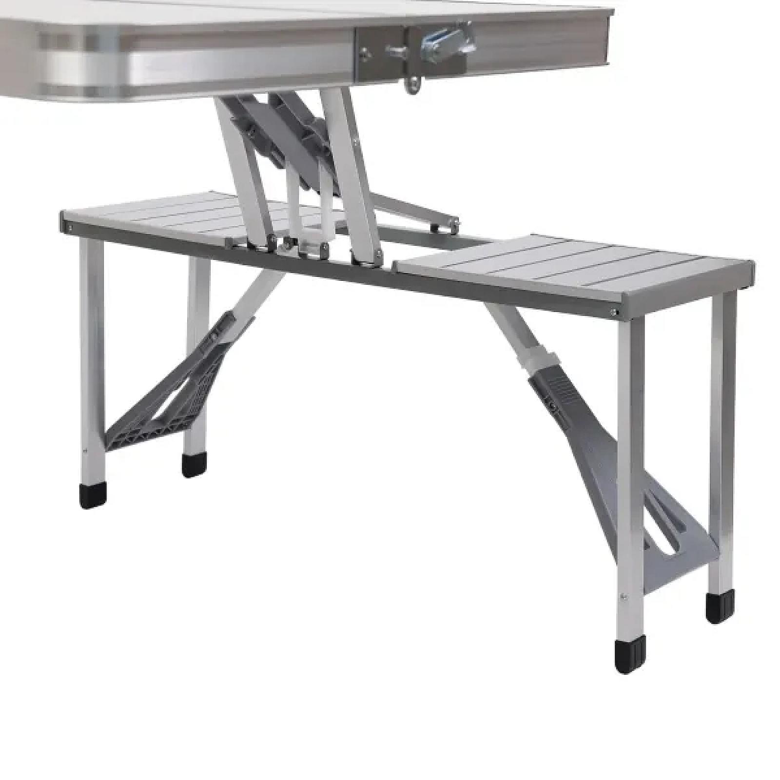 Стіл-трансформер для кемпінгу алюмінієвий 86*67*67 см