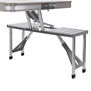 Стіл-трансформер для кемпінгу алюмінієвий 86*67*67 см