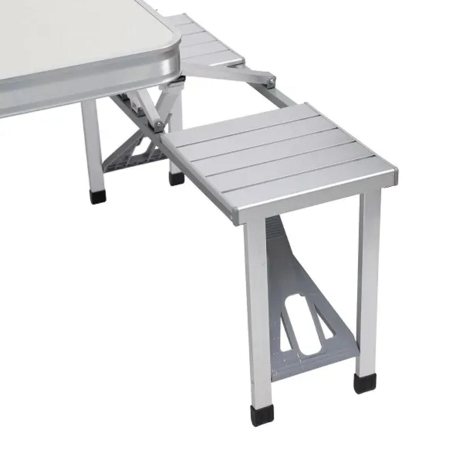 Стіл-трансформер для кемпінгу алюмінієвий 86*67*67 см