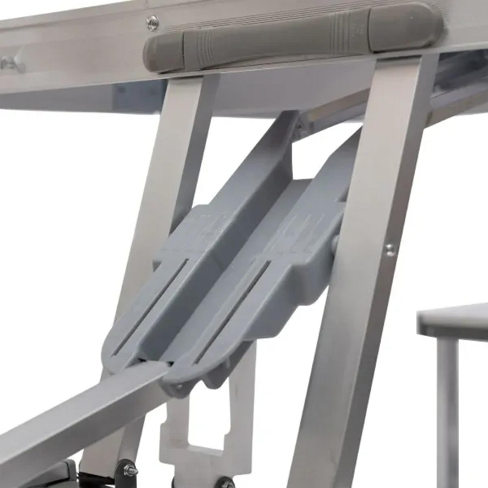 Стіл-трансформер для кемпінгу алюмінієвий 86*67*67 см