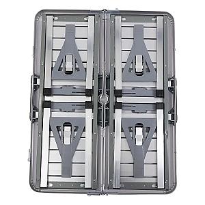 Стіл-трансформер для кемпінгу алюмінієвий 86*67*67 см