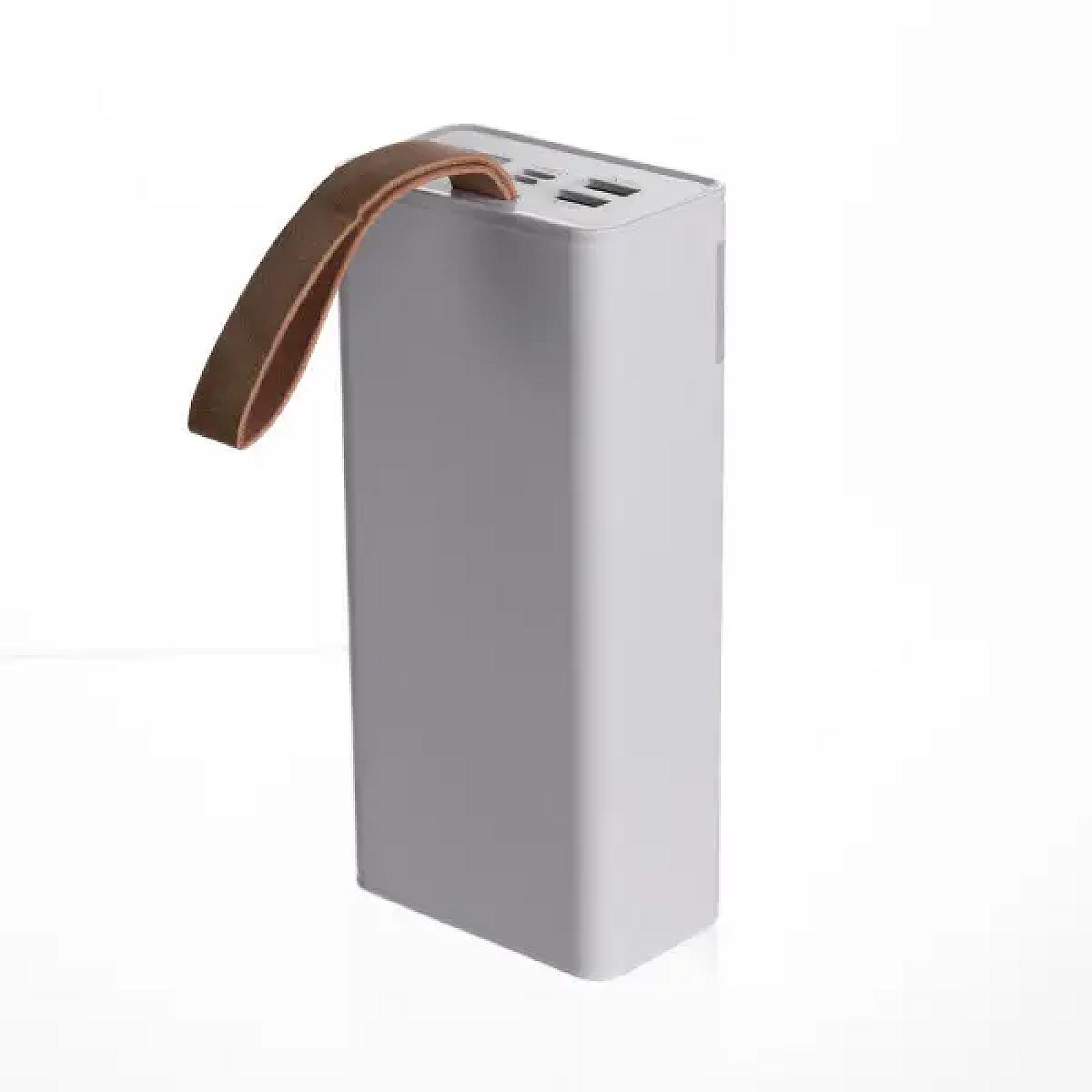 Повербанк LEVINO N-50 30000 mah з ліхтариком USB-C USB-A MicroUSB