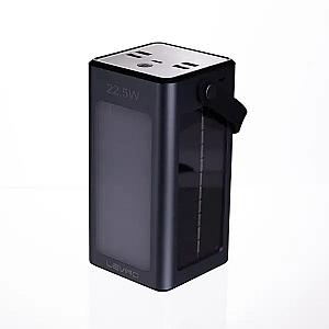 Повербанк LEVINO 50000 mah із сонячною панеллю USB-C/USB-A