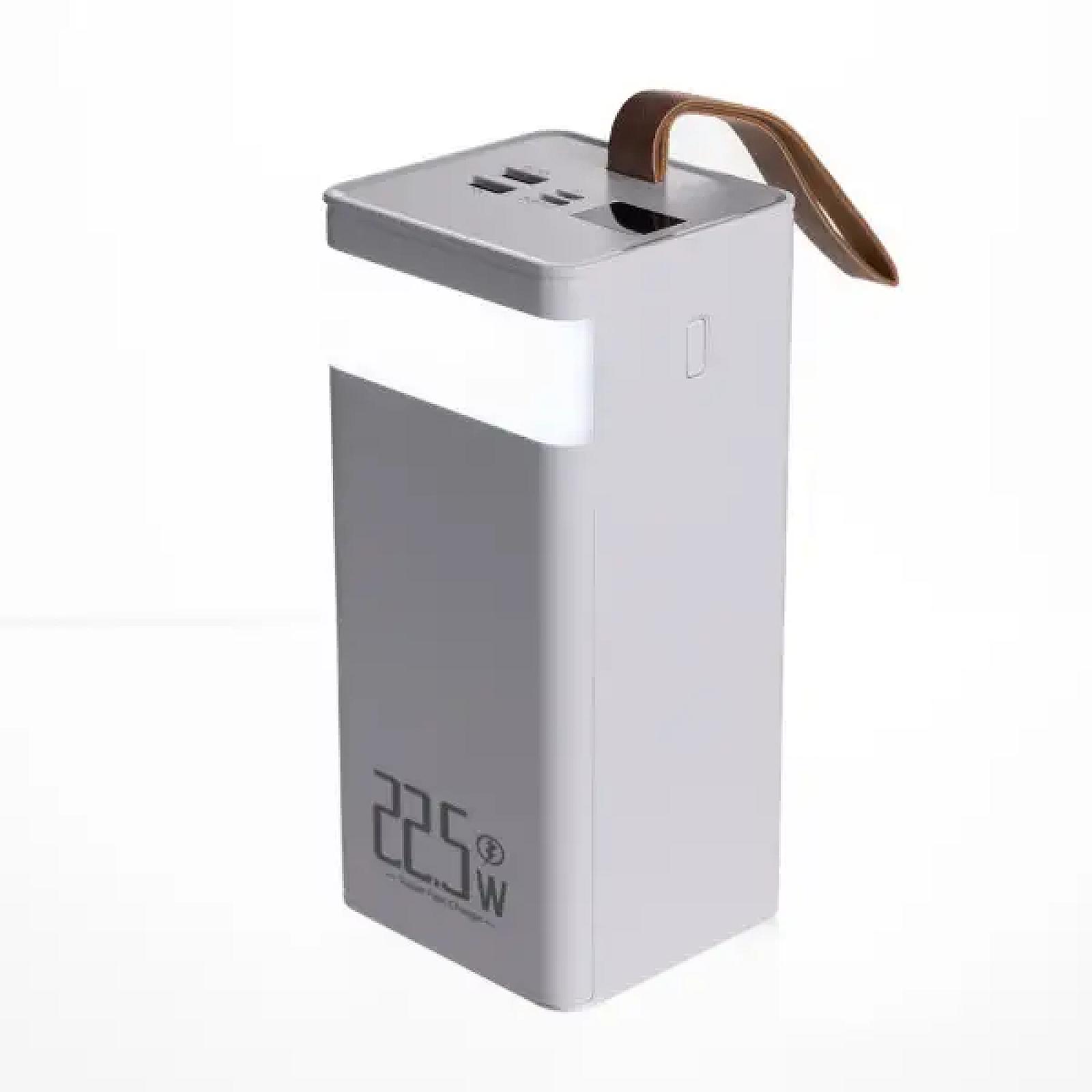 Повербанк LEVINO 50000 mah з ліхтариком USB-C/USB-A/MicroUSB