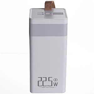 Повербанк LEVINO 50000 mah з ліхтариком USB-C/USB-A/MicroUSB