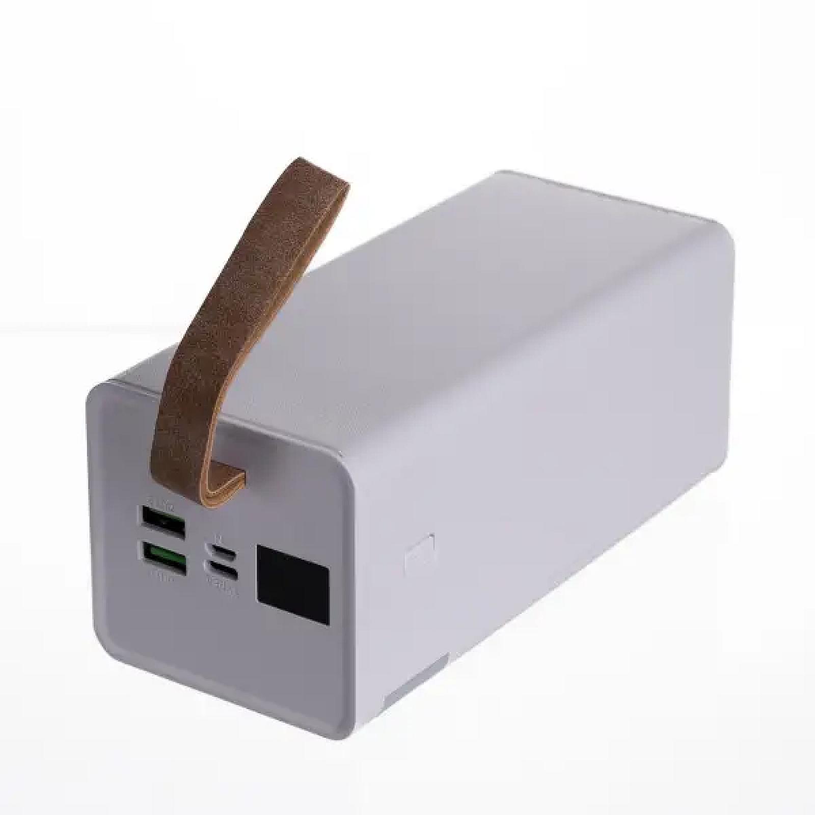 Повербанк LEVINO 50000 mah з ліхтариком USB-C/USB-A/MicroUSB