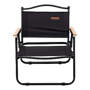 Стілець для кемпінгу складаний 50*51*64 см з алюмінієвим каркасом, чорний