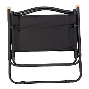 Стілець для кемпінгу складаний 50*51*64 см з алюмінієвим каркасом, чорний