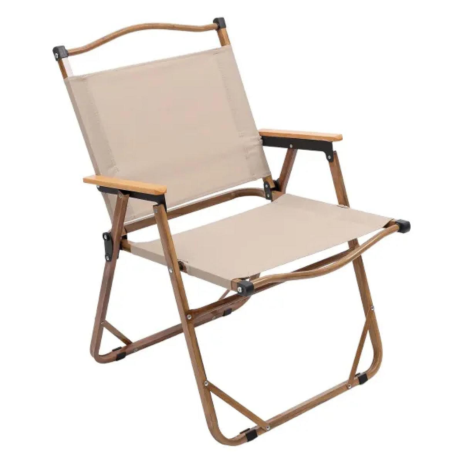 Стілець для кемпінгу складаний 52*53*77 см з алюмінієвим каркасом