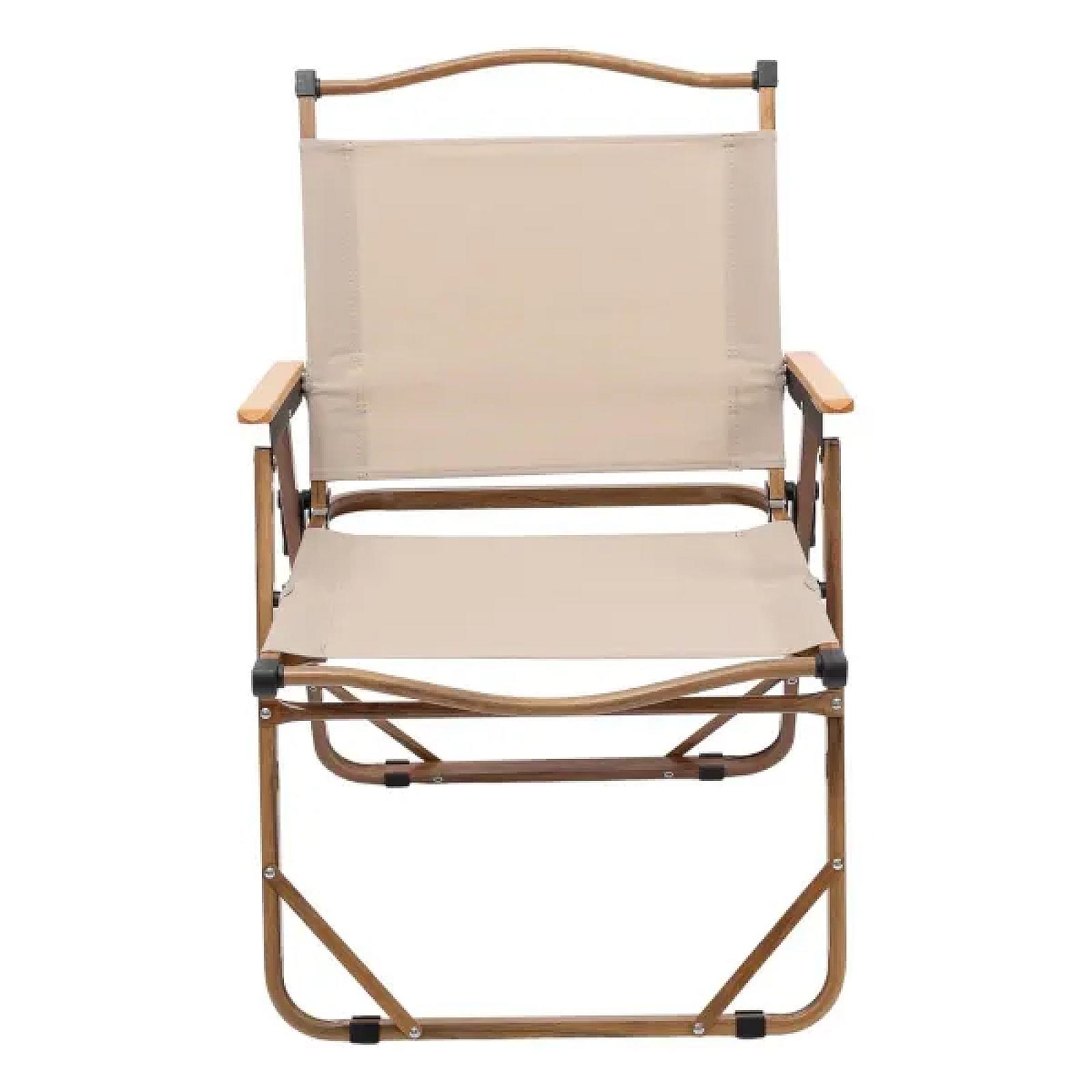 Стілець для кемпінгу складаний 52*53*77 см з алюмінієвим каркасом