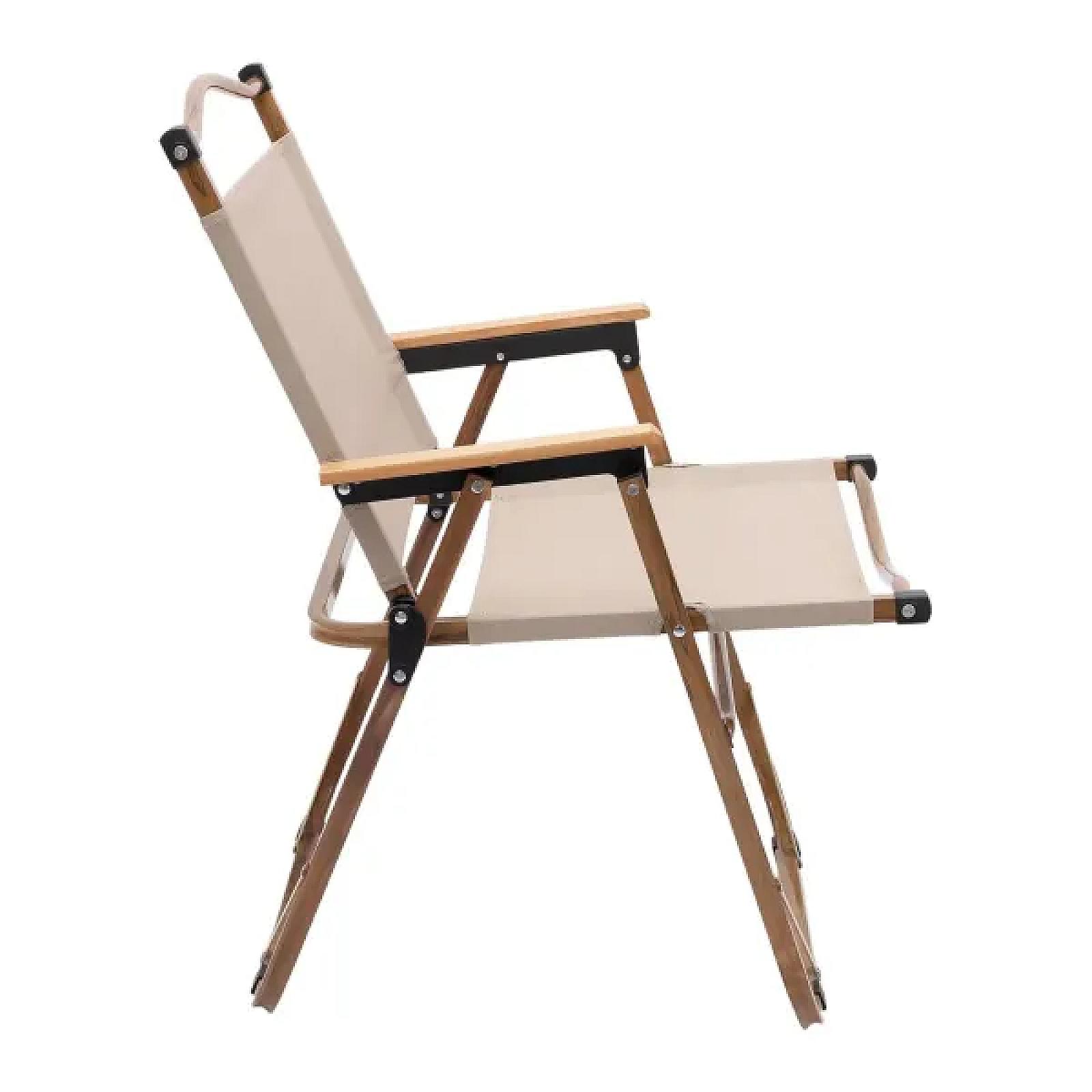 Стілець для кемпінгу складаний 52*53*77 см з алюмінієвим каркасом