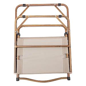 Стілець для кемпінгу складаний 52*53*77 см з алюмінієвим каркасом