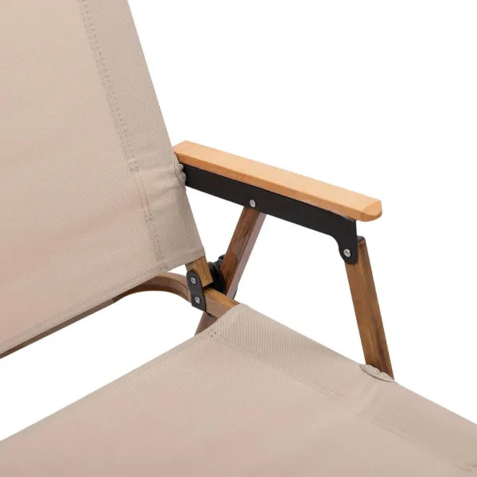 Стілець для кемпінгу складаний 52*53*77 см з алюмінієвим каркасом