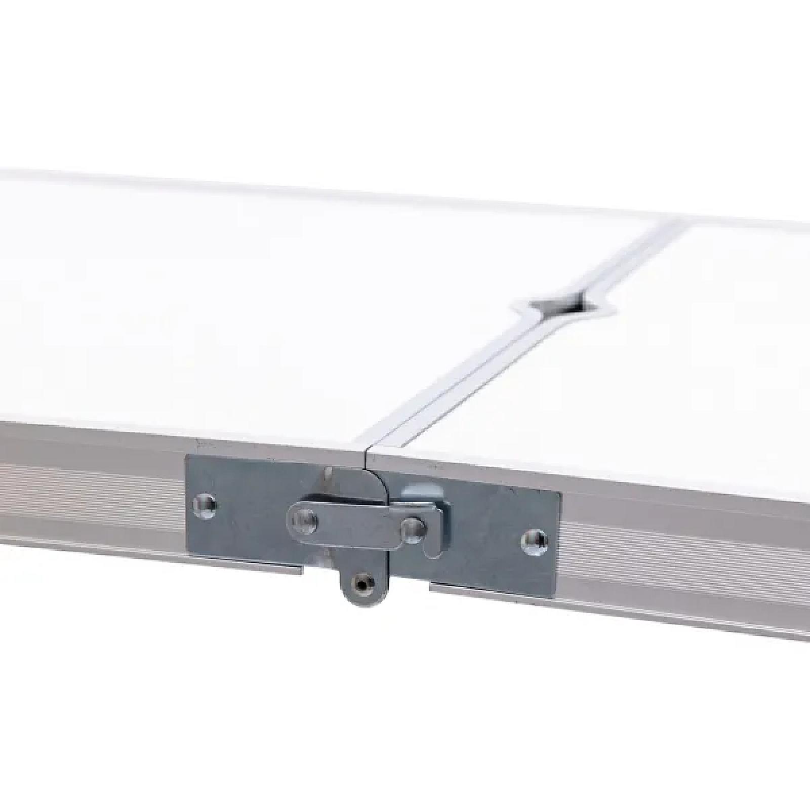 Набір меблів для пікніка посилений стіл та 4 стільці 120*60*75/65/55 см, білий