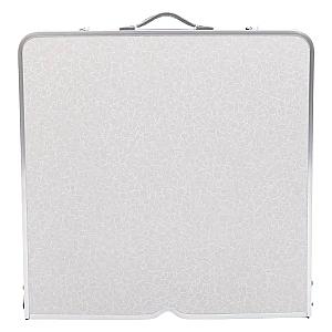 Набір меблів для пікніка посилений стіл та 4 стільці 120*60*75/65/55 см, білий