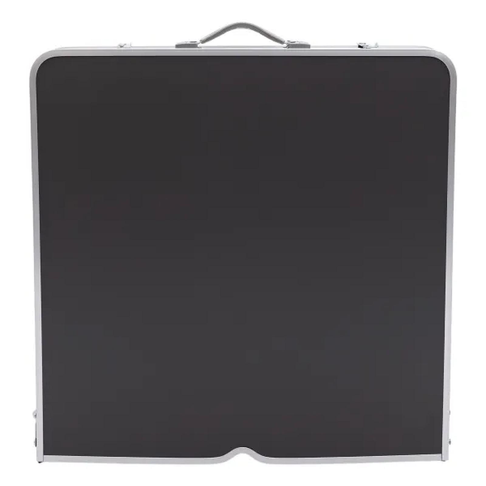 Набір меблів для пікніка посилений стіл та 4 стільці 120*60*75/65/55 см, сірий