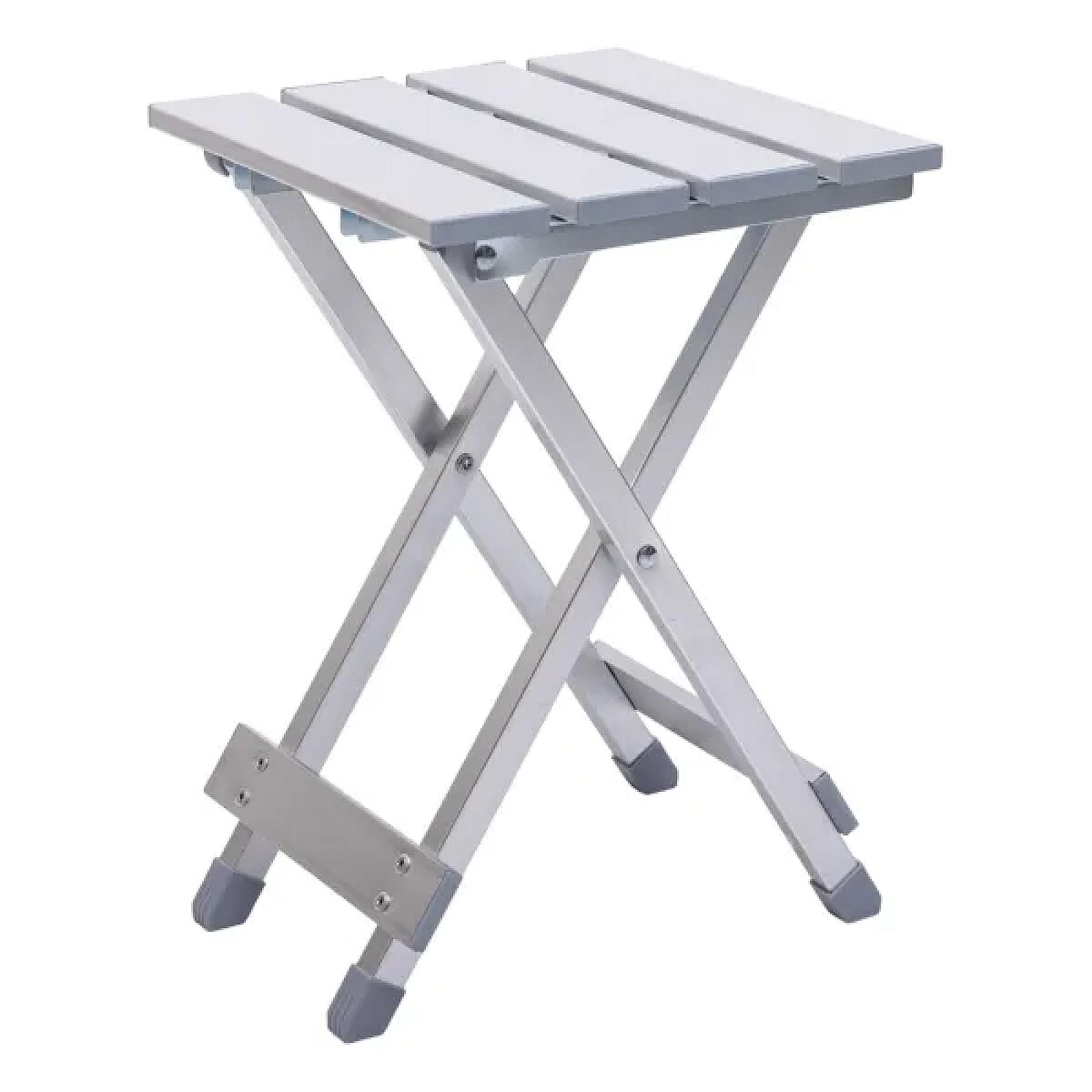 Набір меблів для пікніка посилений стіл та 4 стільці 120*60*75/65/55 см, сірий