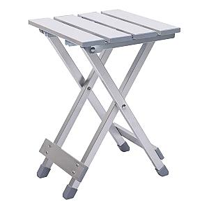 Набір меблів для пікніка посилений стіл та 4 стільці 120*60*75/65/55 см, сірий