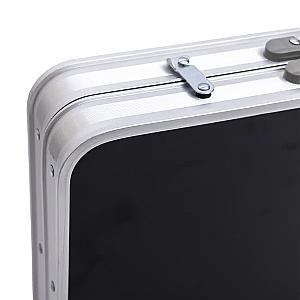 Набір меблів для пікніка посилений стіл та 4 стільці 120*60*75/65/55 см, чорний