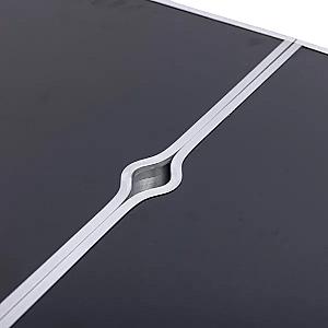 Набір меблів для пікніка посилений стіл та 4 стільці 120*60*75/65/55 см, чорний