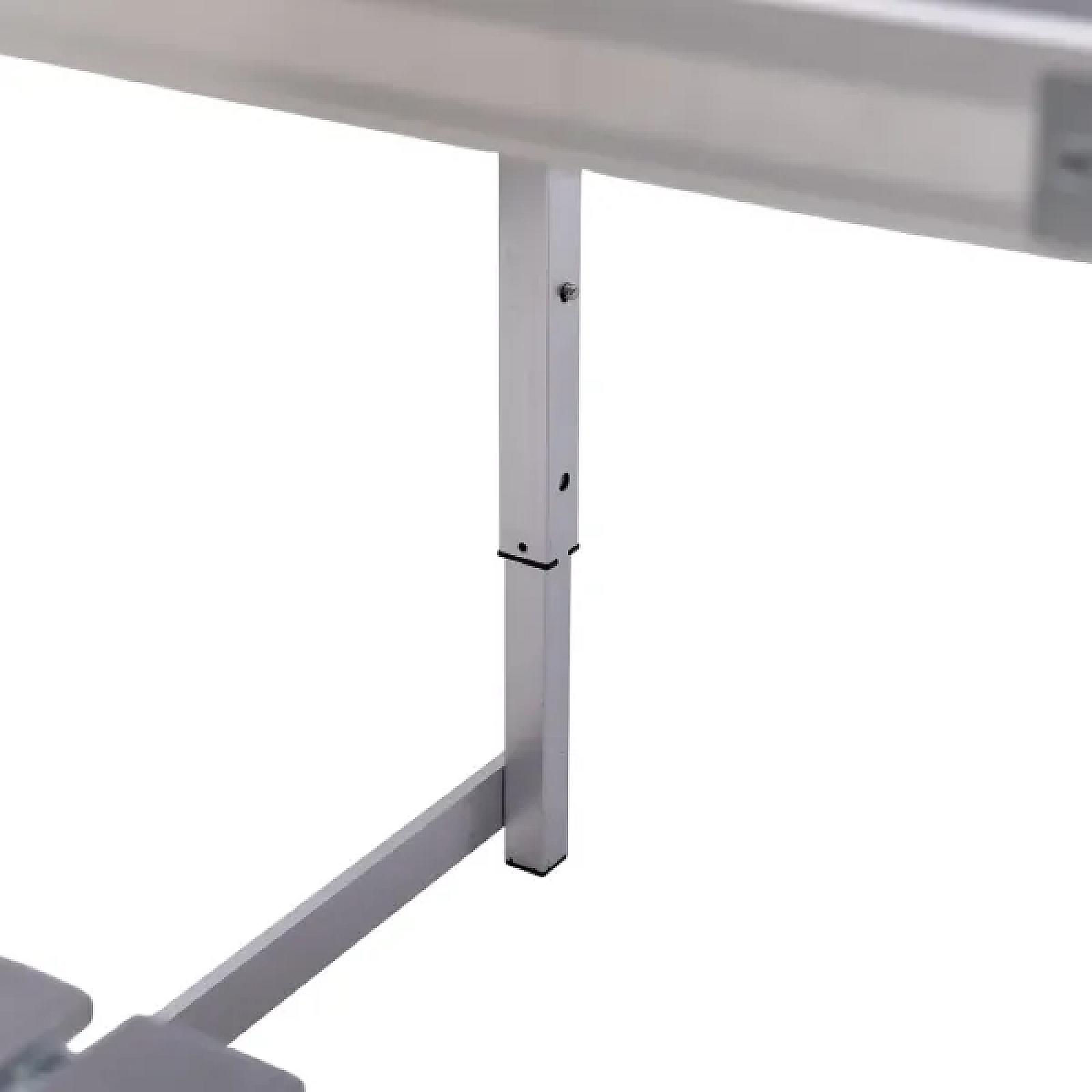 Набір меблів для пікніка посилений стіл та 4 стільці 120*60*75/65/55 см, чорний