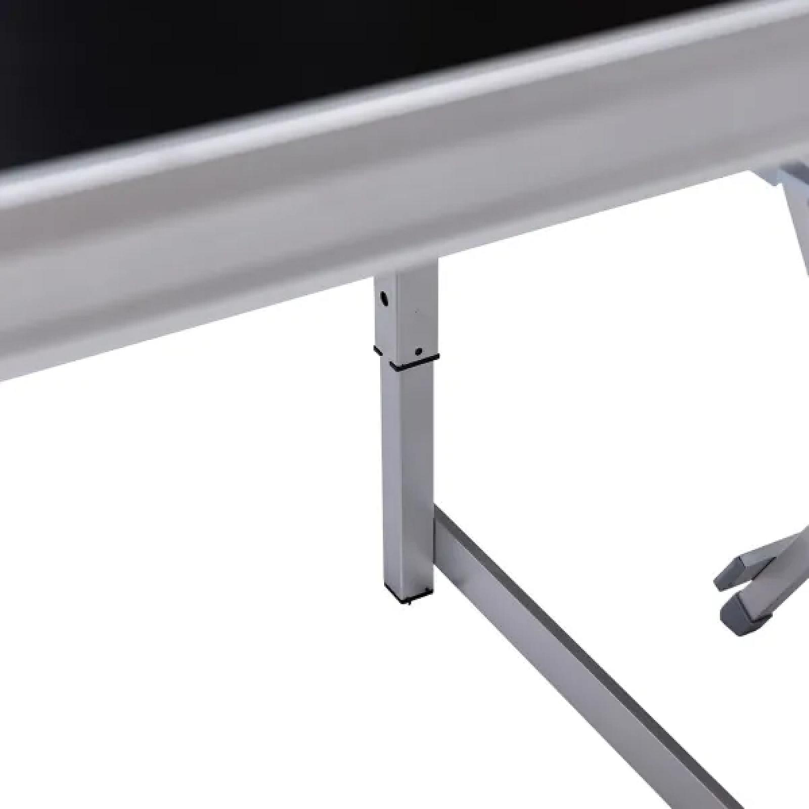 Набір меблів для пікніка посилений стіл та 4 стільці 120*60*75/65/55 см, чорний