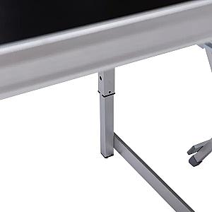 Набір меблів для пікніка посилений стіл та 4 стільці 120*60*75/65/55 см, чорний