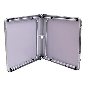 Стіл для пікніка розкладний зі стільцями 120*60*70/61/54 см, білий