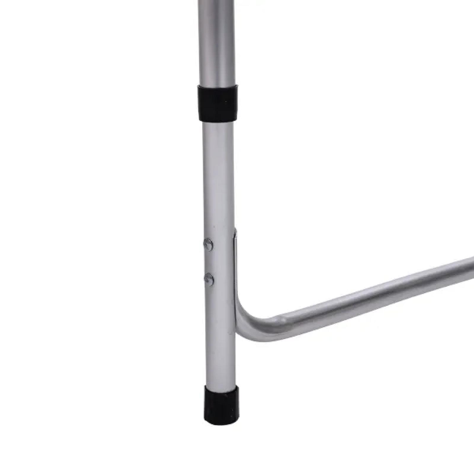 Стіл для пікніка розкладний зі стільцями 120*60*70/61/54 см, білий