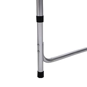 Стіл для пікніка розкладний зі стільцями 120*60*70/61/54 см, білий