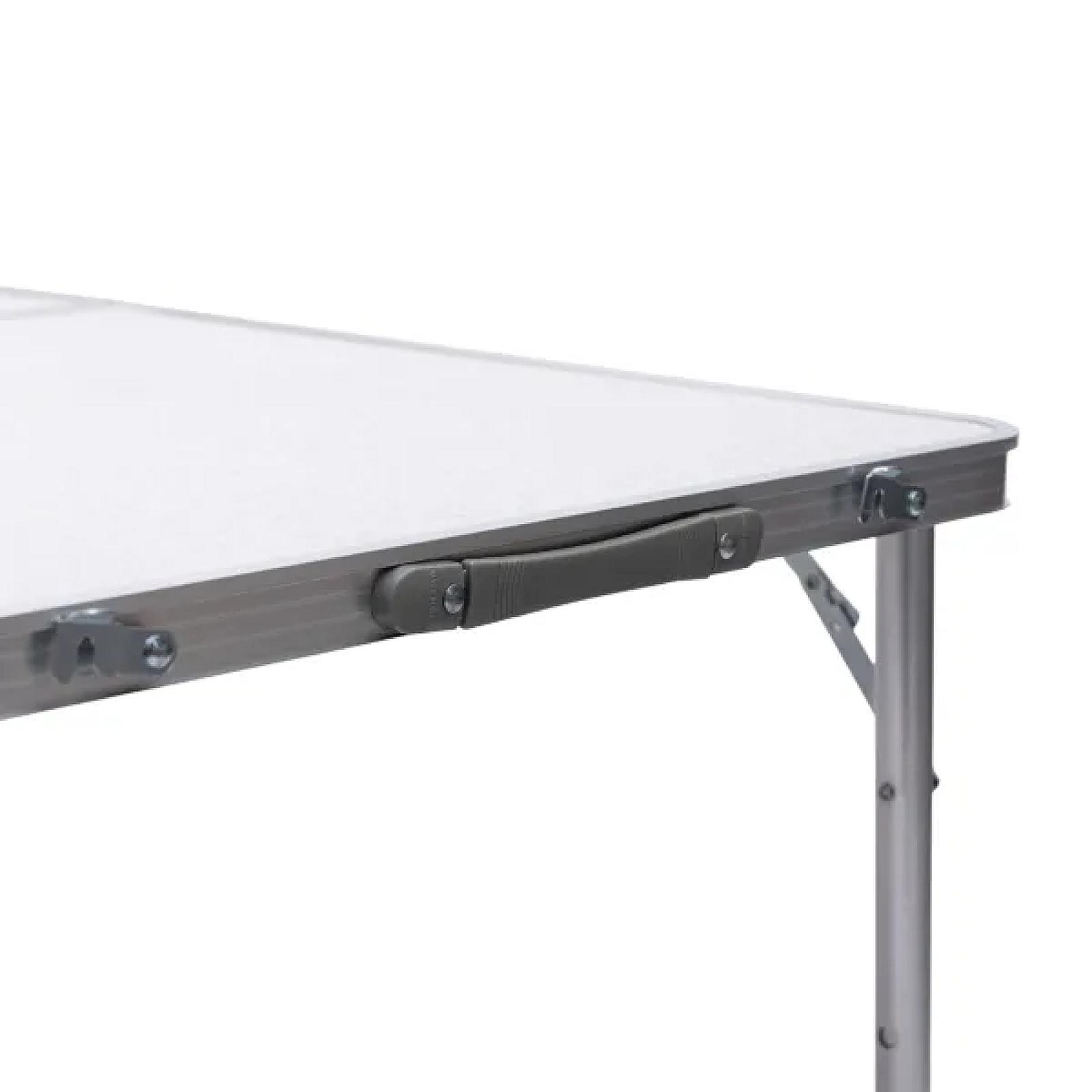 Стіл для пікніка розкладний зі стільцями 120*60*70/61/54 см, білий