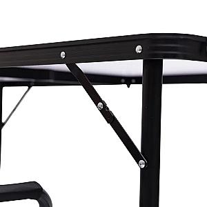 Стіл для пікніка розкладний зі стільцями 120*60*70/61/54 см, дерево