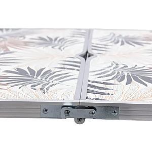 Стіл для пікніка розкладний зі стільцями 120*60*70/61/54 см, пальма