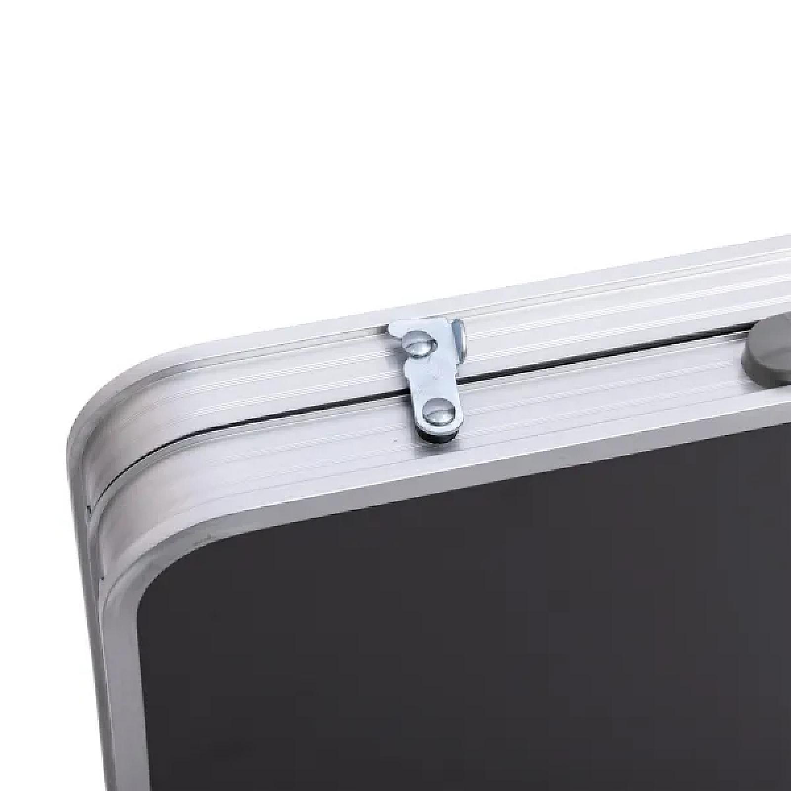 Стіл для пікніка розкладний зі стільцями 120*60*70/61/54 см, сірий