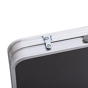 Стіл для пікніка розкладний зі стільцями 120*60*70/61/54 см, сірий