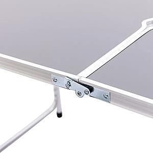 Стіл для пікніка розкладний зі стільцями 120*60*70/61/54 см, сірий