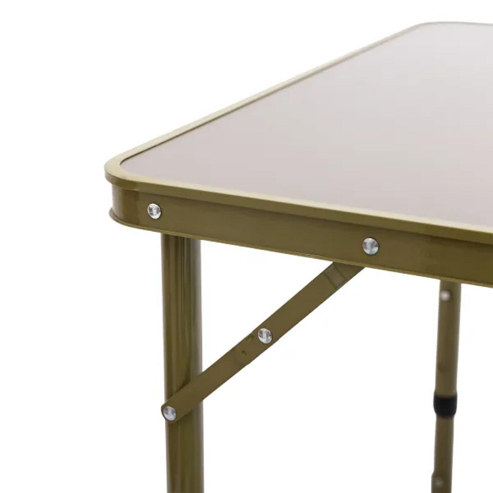 Стіл для пікніка розкладний зі стільцями 120*60*70/61/54 см, хакі